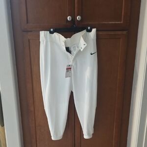 Nike White Mens Baseball Pants